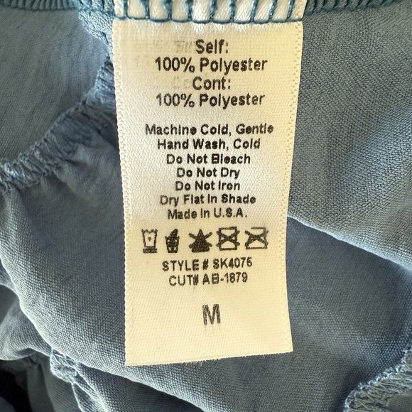 TALULAH Blue Mini Skirt - Picture 6 of 6